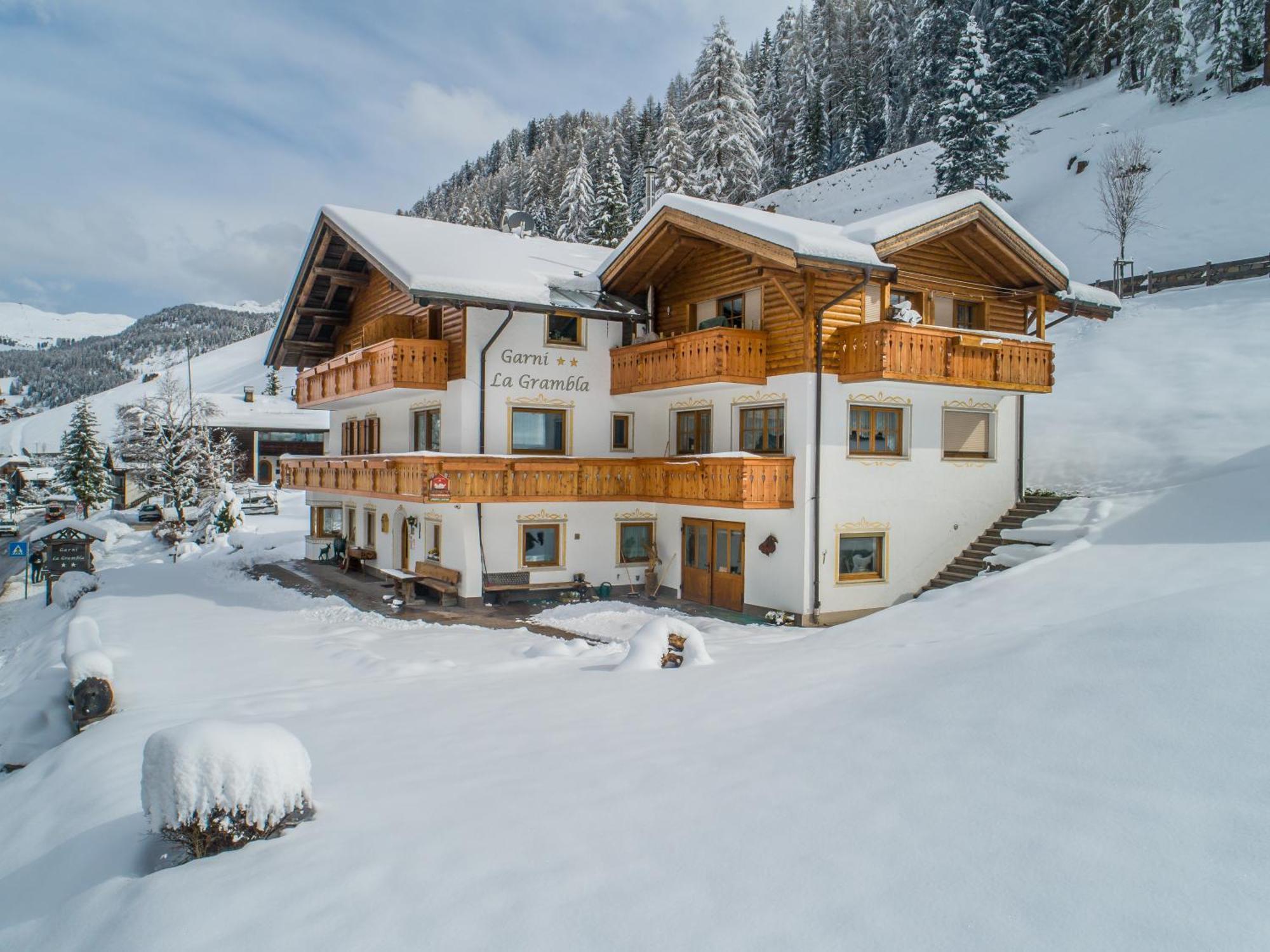 Garni La Grambla Otel Selva di Val Gardena Dış mekan fotoğraf